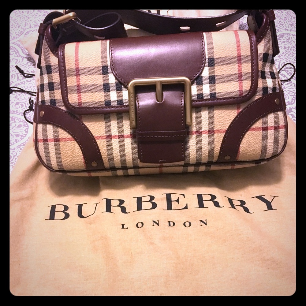 Authentic Burberry Nova Check handbag